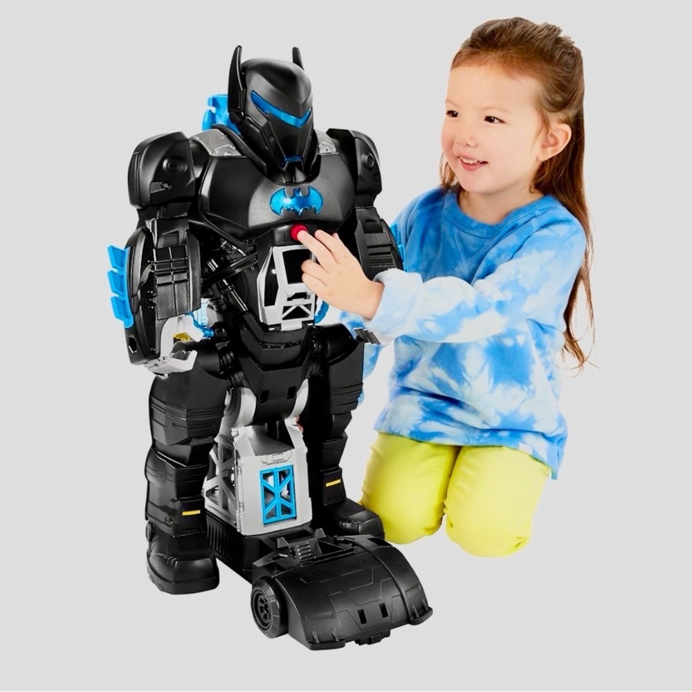 Fisher price Imaginext Batman robot dc super friends lights/sounds 2 figures